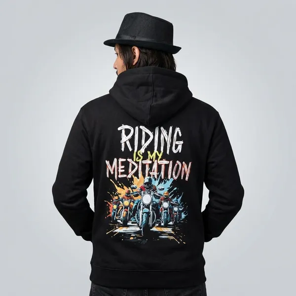 Riding_Is_My_Meditation_Hoodie_For_Bikers