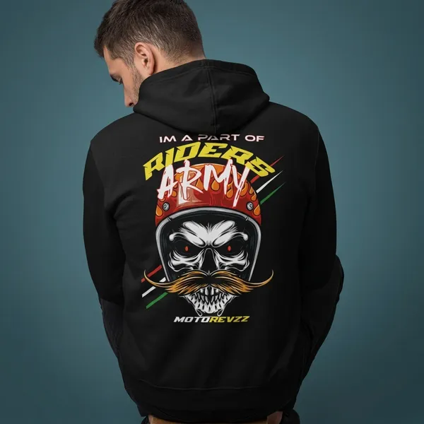 I_M_A_Part_Of_Riders_Army_Hoodie_For_Bikers