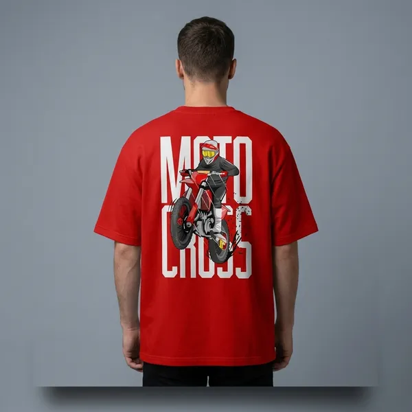Motocross_Oversized_Tshirt_Maroon