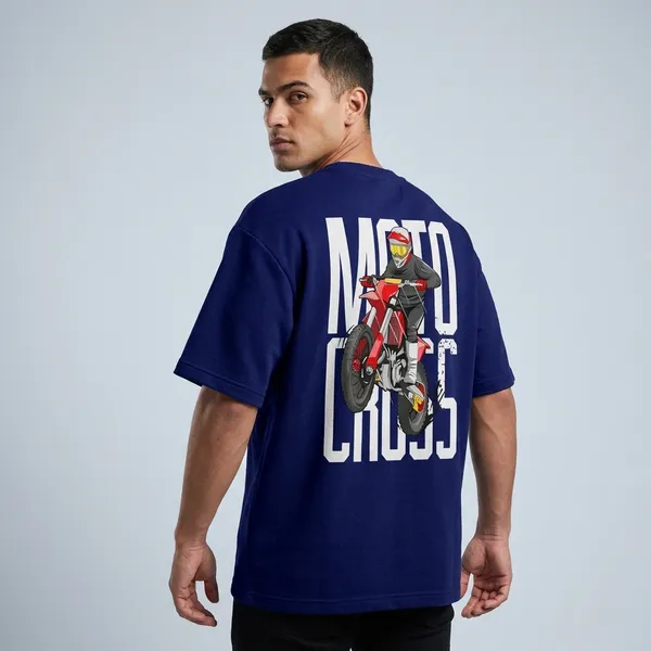 Motocross_Oversized_Tshirt_Navy