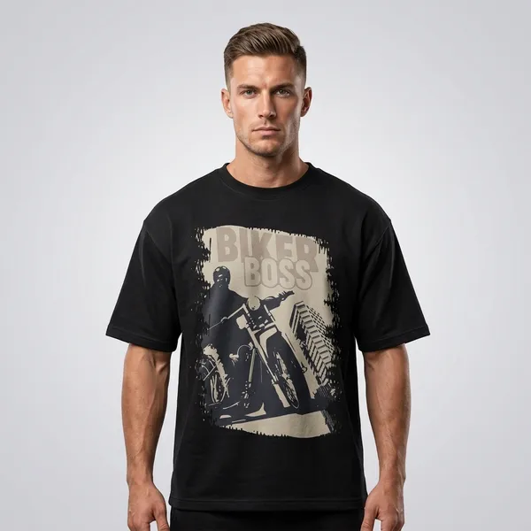 Biker_Boss_Oversized_Tshirt_Black