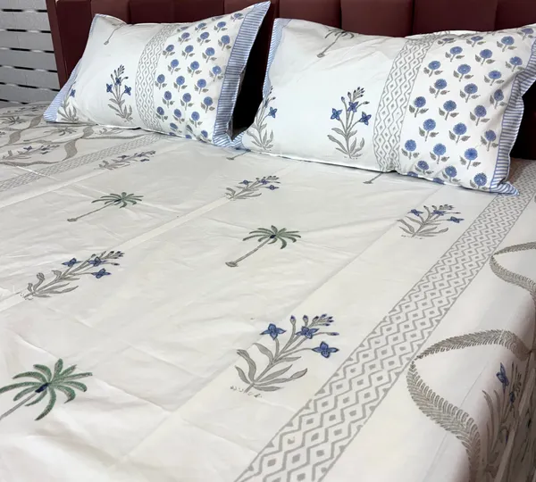 Pure_Cotton_Percale_Printed_Bedcover_With_2_Pillow_Covers