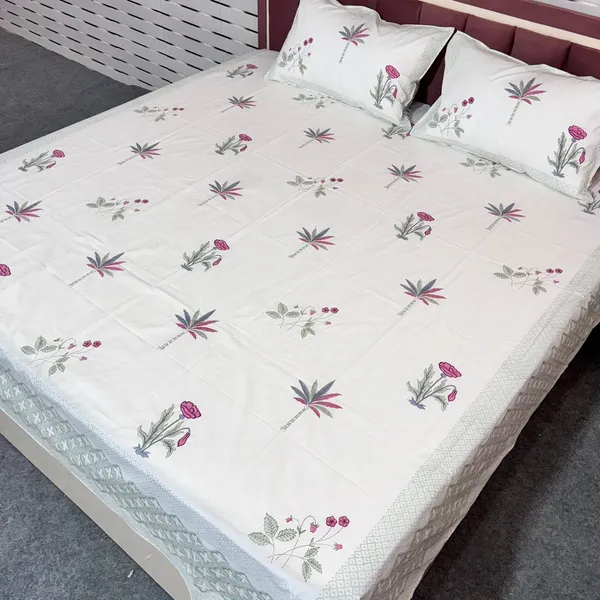 Pure_Cotton_Percale_Printed_Bedcover_With_2_Pillow_Covers