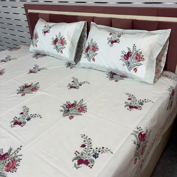 Pure_Cotton_Percale_Printed_Bedcover_With_2_Pillow_Covers