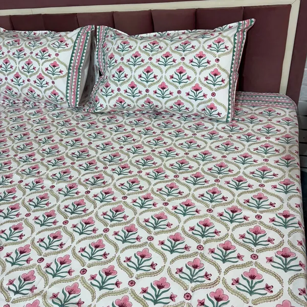 Pure_Cotton_Percale_Printed_Bedcover_With_2_Pillow_Covers