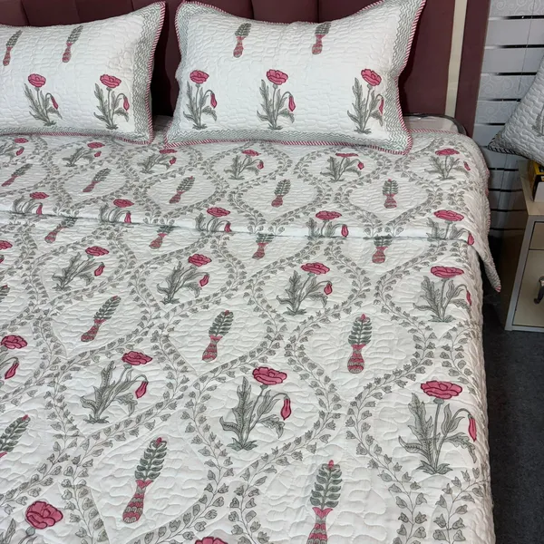 Pure_Cotton_Percale_Printed_Bedcover_With_2_Pillow_Covers