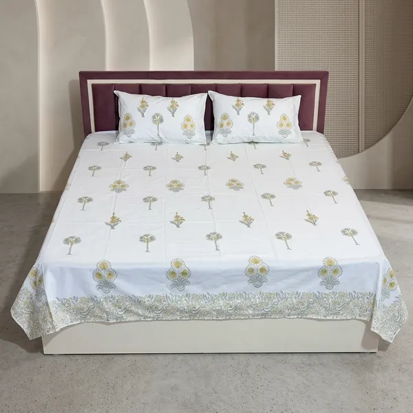 Pure_Cotton_Percale_Printed_Bedcover_With_2_Pillow_Covers