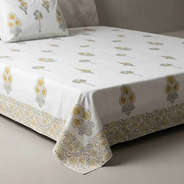 Pure_Cotton_Percale_Printed_Bedcover_With_2_Pillow_Covers