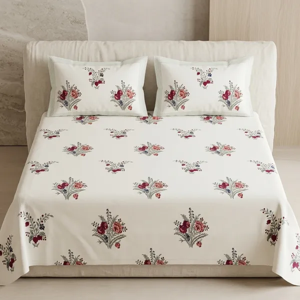 Pure_Cotton_Percale_Jaal_Hand_Block_Printed_Bedcover_With_2_Pillow_Covers