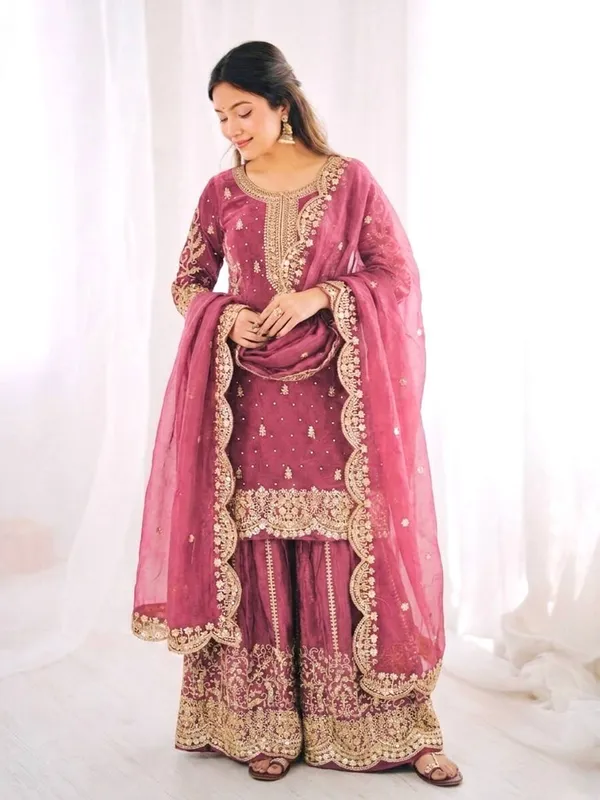 Pink_Frendy_Silk_Embroidered_Sharara_Set_For_Women