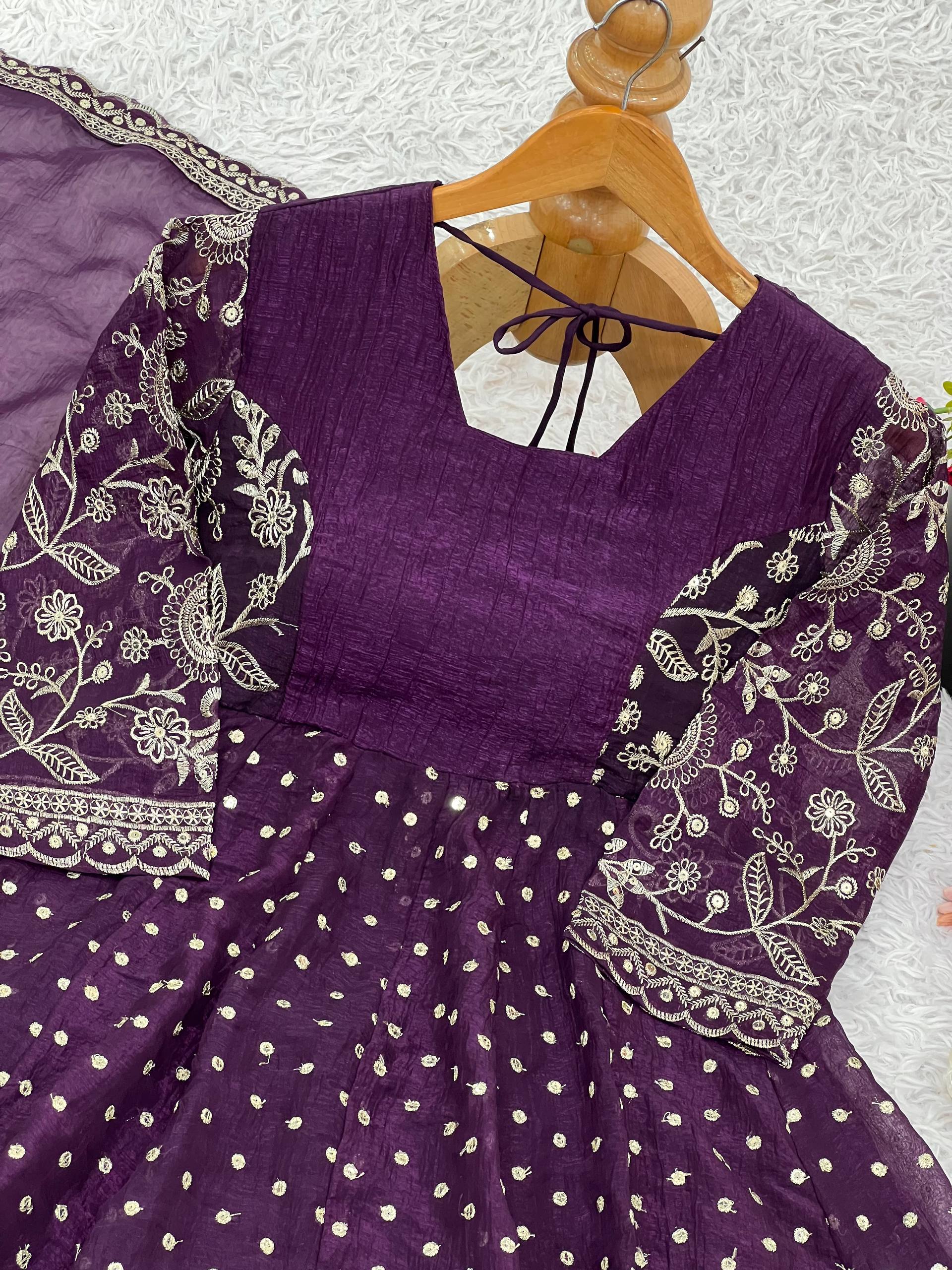 Purple_Crunchy_Silk_Embroidered_Sharara_Set_For_Women