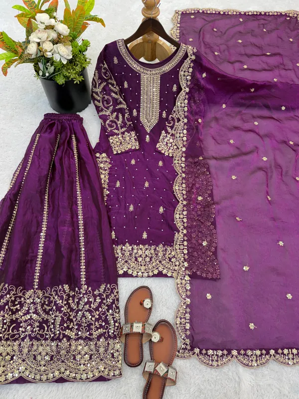 Purple_Frendy_Silk_Embroidered_Sharara_Set_For_Women