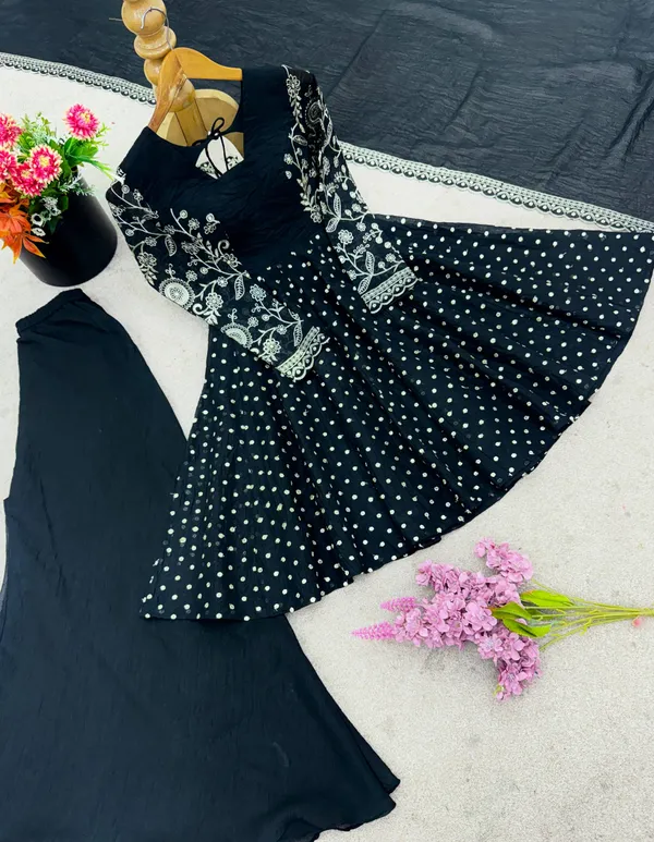 Black_Crunchy_Silk_Embroidered_Sharara_Set_For_Women