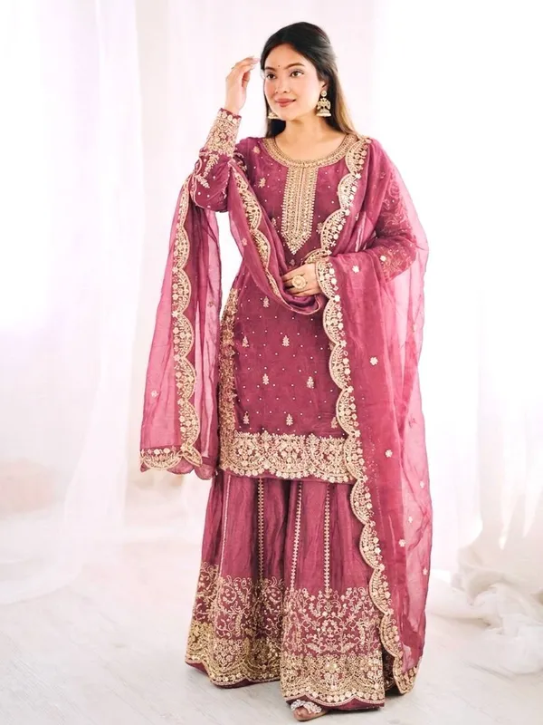 Pink_Frendy_Silk_Embroidered_Sharara_Set_For_Women