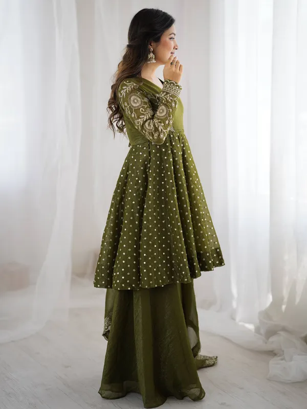 Green_Crunchy_Silk_Embroidered_Sharara_Set_For_Women
