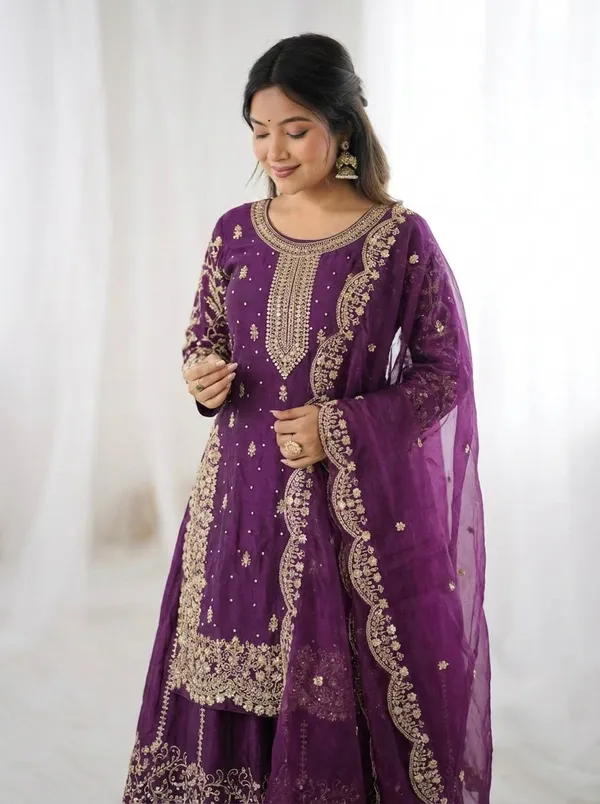 Purple_Frendy_Silk_Embroidered_Sharara_Set_For_Women