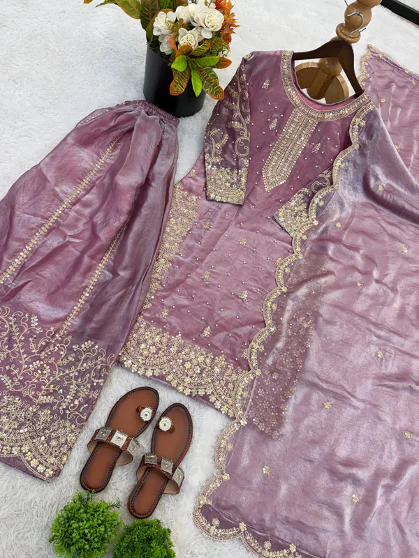 Purple_Frendy_Silk_Embroidered_Sharara_Set_For_Women