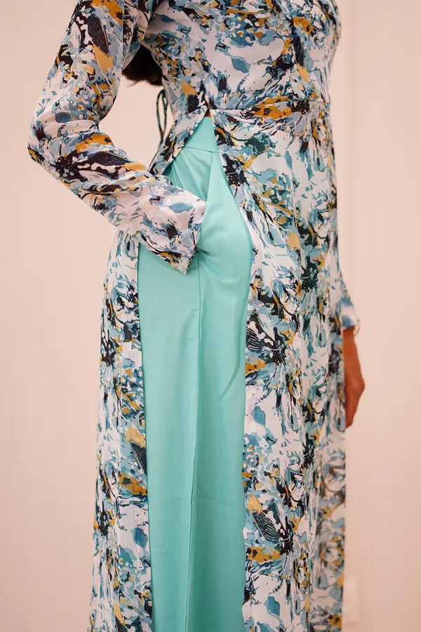 Women's_Sea_Green_Floral_Kurta_Set