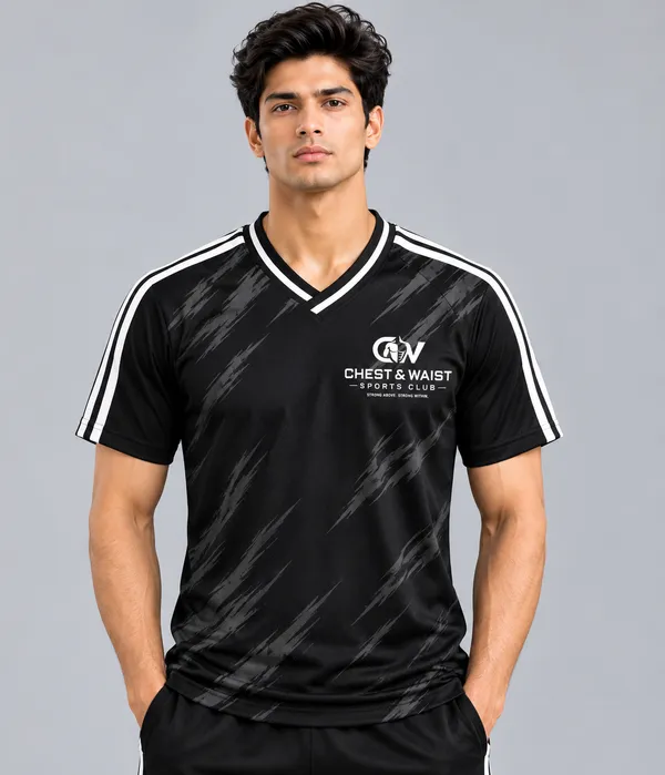 Black_&_White_Brush-Stroke_Sublimation_Sports_Jersey_&_Shorts