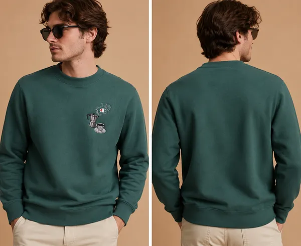 Bottle_green_embroidery_sweatshirt
