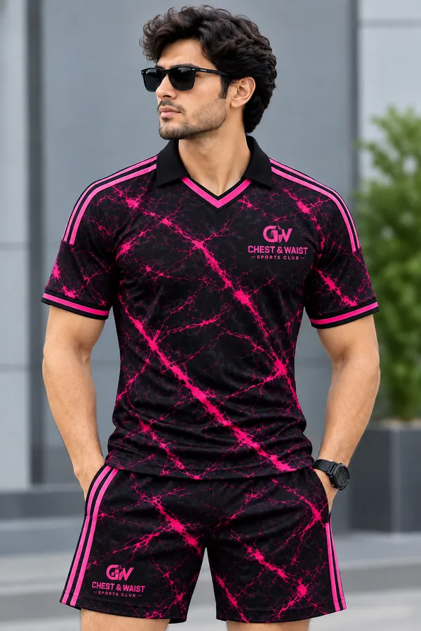 Chest_&_Waist_Black_&_Neon_Pink_Lightning_Sublimation_Sports_Jersey_&_Shorts_Set