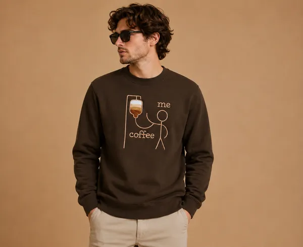 Coffee_brown_embroidery_sweatshirt