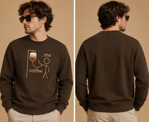 Coffee_brown_embroidery_sweatshirt