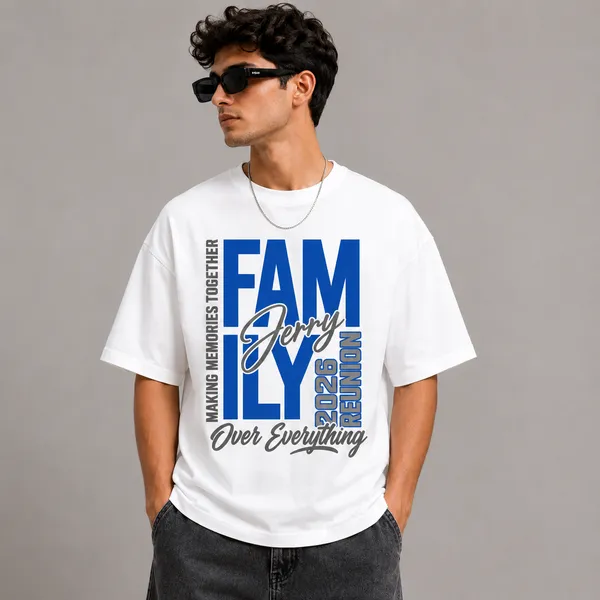 Custom_Family_Reunion_2026_Oversized_White_T-Shirt