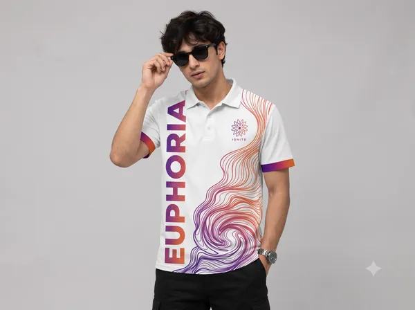 White_Polyester_Striped_Round_Neck_Sports_Jersey_For_Men