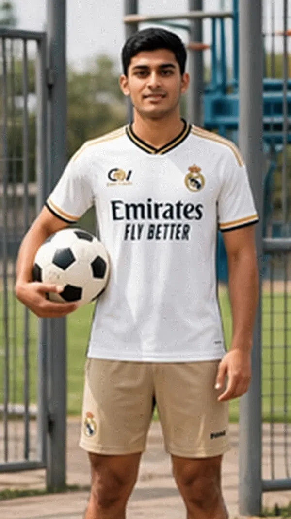 Men's_Football_Kit_–_CHEST_&_WAIST_Sports_Club_Jersey_and_Shorts_Set_–_White_Top_Black_Bottom_with_Gold_Stripes_–_Breathable_Sports_Wear