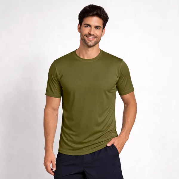 Olive_Green_Cotton_Regular_Fit_Crew_Neck_T-Shirt_For_Men