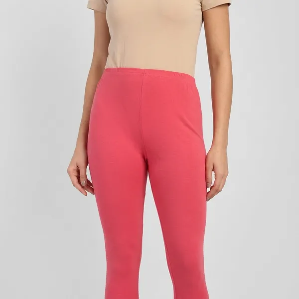Pink_Cotton_High_Waist_Anker_Leanth_Leggings_For_Women