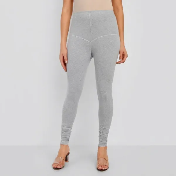 Grey_Cotton_High_Waist_churidar_Leggings_For_Women