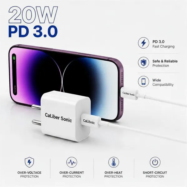 Caliber_Sonic_Usb-C_Wall_Charger_Adapter_White