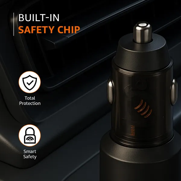 Caliber_Sonic_65W_Dual_Port_Usb-A_Usb-C_Pd_Fast_Charging_Car_Charger_Black