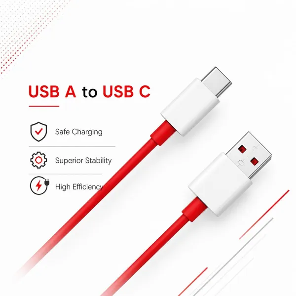 Caliber_Sonic_Usb-A_To_Usb-C_Braided_Charging_Cable_Red_-_Pack_of_2