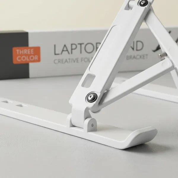 Foldable_Adjustable_Laptop_Stand_With_Storage_Bracket