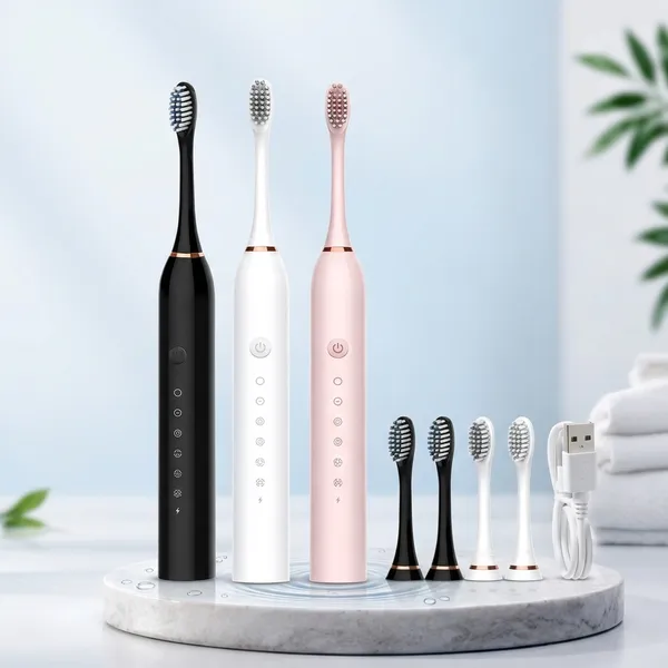 Sonic_Electric_Toothbrush_Ipx7_Waterproof_With_4_Brush_Heads