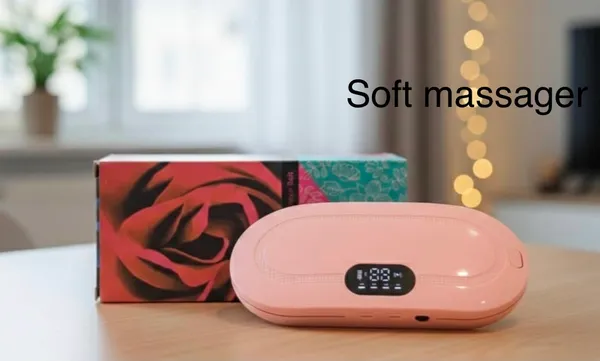 Pink_Silicone_Electric_Handheld_Massager_With_Digital_Display