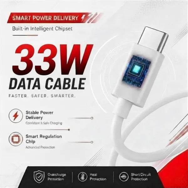 Caliber_Sonic_Usb-A_To_Usb-C_Braided_Charging_Cable_White_-_Pack_of_2