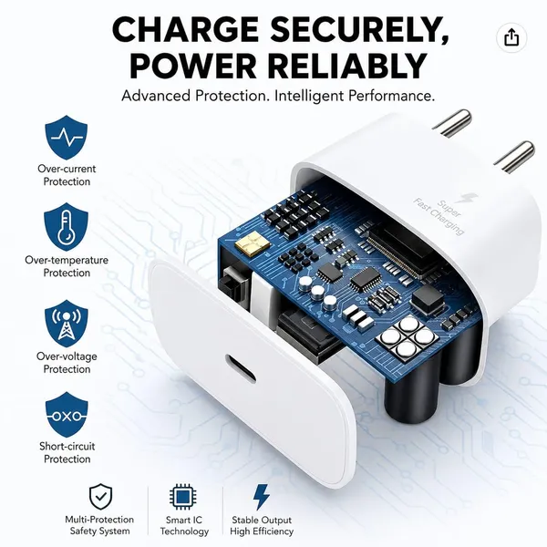 Caliber_Sonic_Usb-C_Wall_Charger_With_Cable_White
