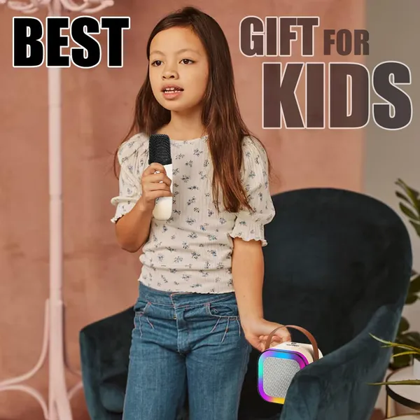 Rgb_Bluetooth_Karaoke_Speaker_With_Wireless_Microphone