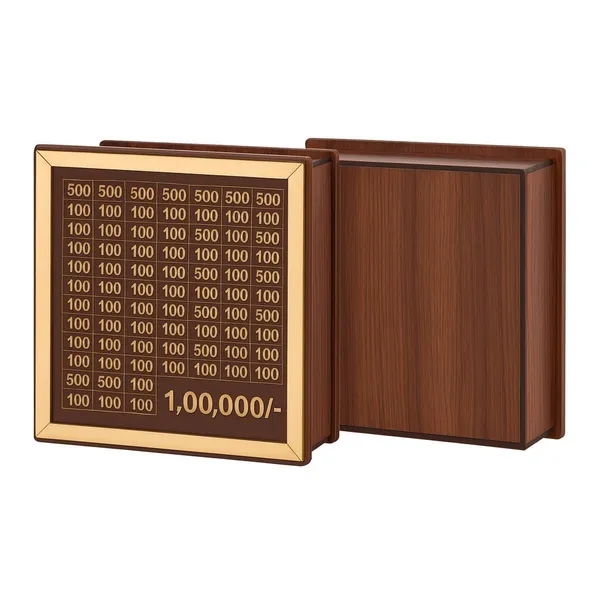 Mdf_Wood_Puzzle_Lock_Money_Bank_220-Slot_Saving_Set_-_Pack_of_2