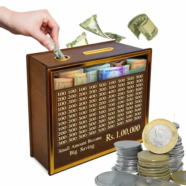 Mdf_Wood_Puzzle_Lock_Money_Bank_220-Slot_Saving_Set_-_Pack_of_2