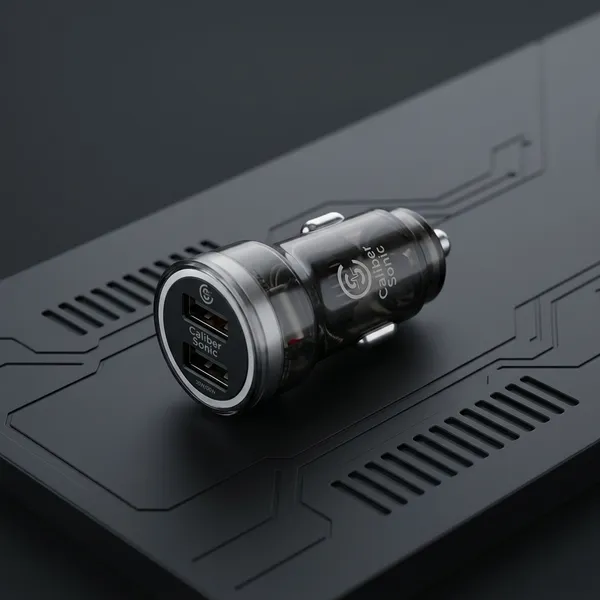 Caliber_Sonic_65W_Dual_Port_Usb-A_Usb-C_Pd_Fast_Charging_Car_Charger_Black