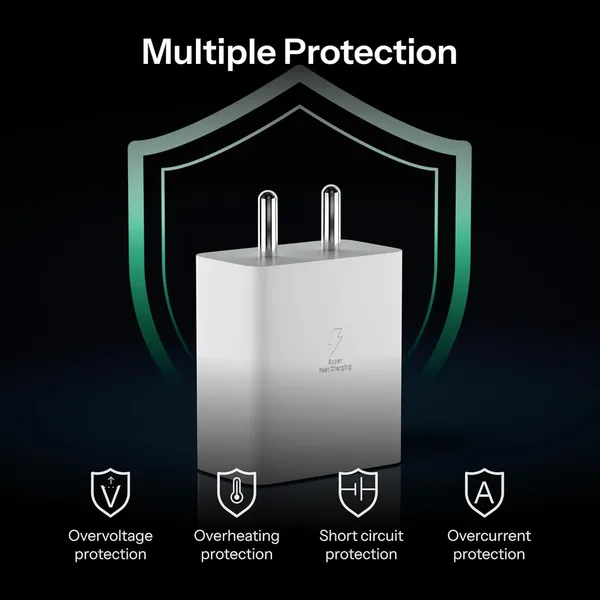 Caliber_Sonic_25W_Usb-C_Wall_Charger_With_Type-C_Cable_1.2M_White