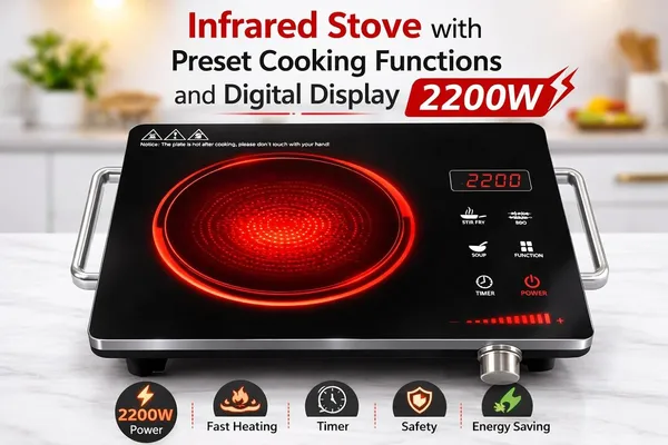 Stainless_Steel_Black_Infrared_Cooktop_With_Glass_Top