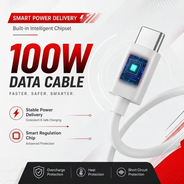 Caliber_Sonic_Usb-A_To_Usb-C_Braided_Charging_Cable_White_-_Pack_of_2