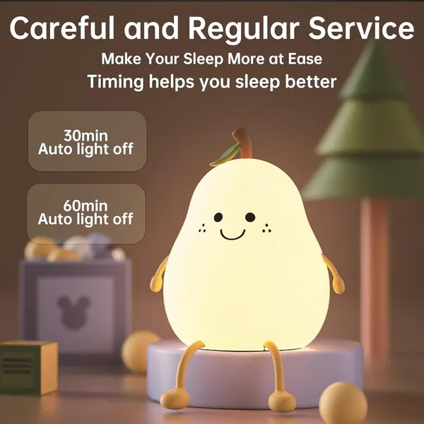 Silicone_Pear_Shape_Smile_Face_Usb_Rechargeable_LED_Night_Lamp