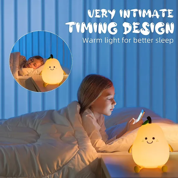 Silicone_Pear_Shape_Smile_Face_Usb_Rechargeable_LED_Night_Lamp